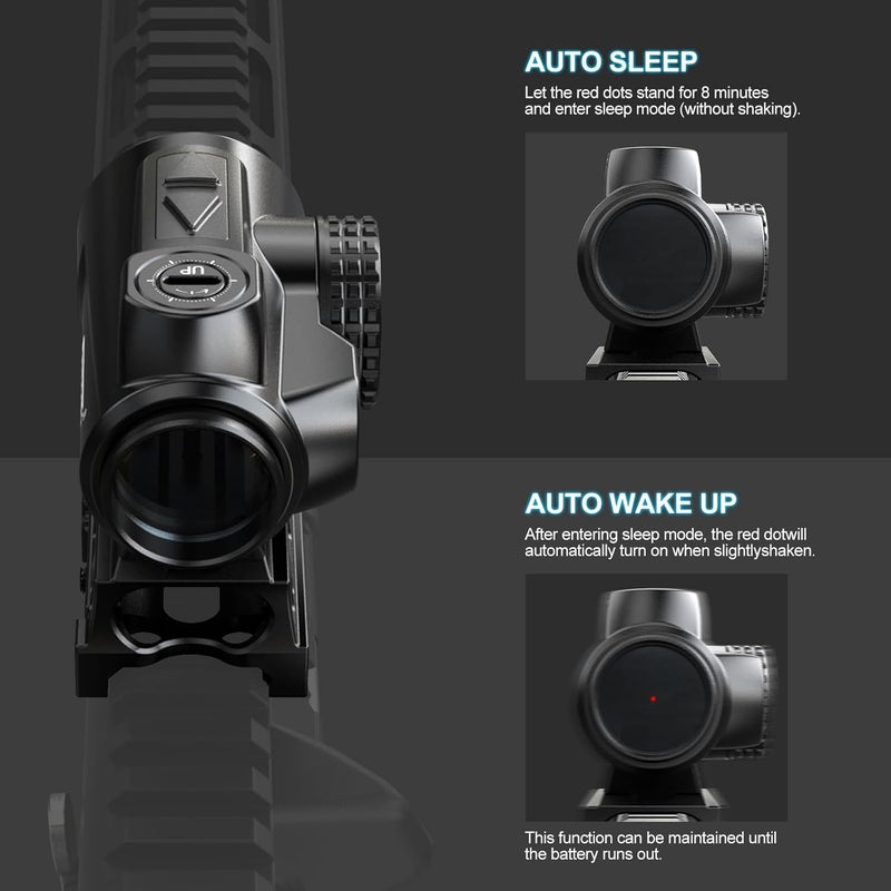 Feyachi V90 2 MOA نقطة حمراء رؤية نقطة حمراء مقاومة للماء بندقية 1 × 25 مم - Image 3